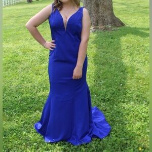 Elegant Royal Blue Gown
